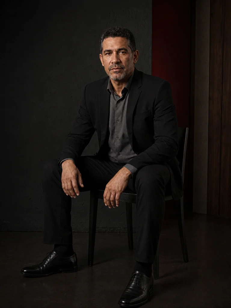 Davi Dantas, personagem fictício, em retrato sentado