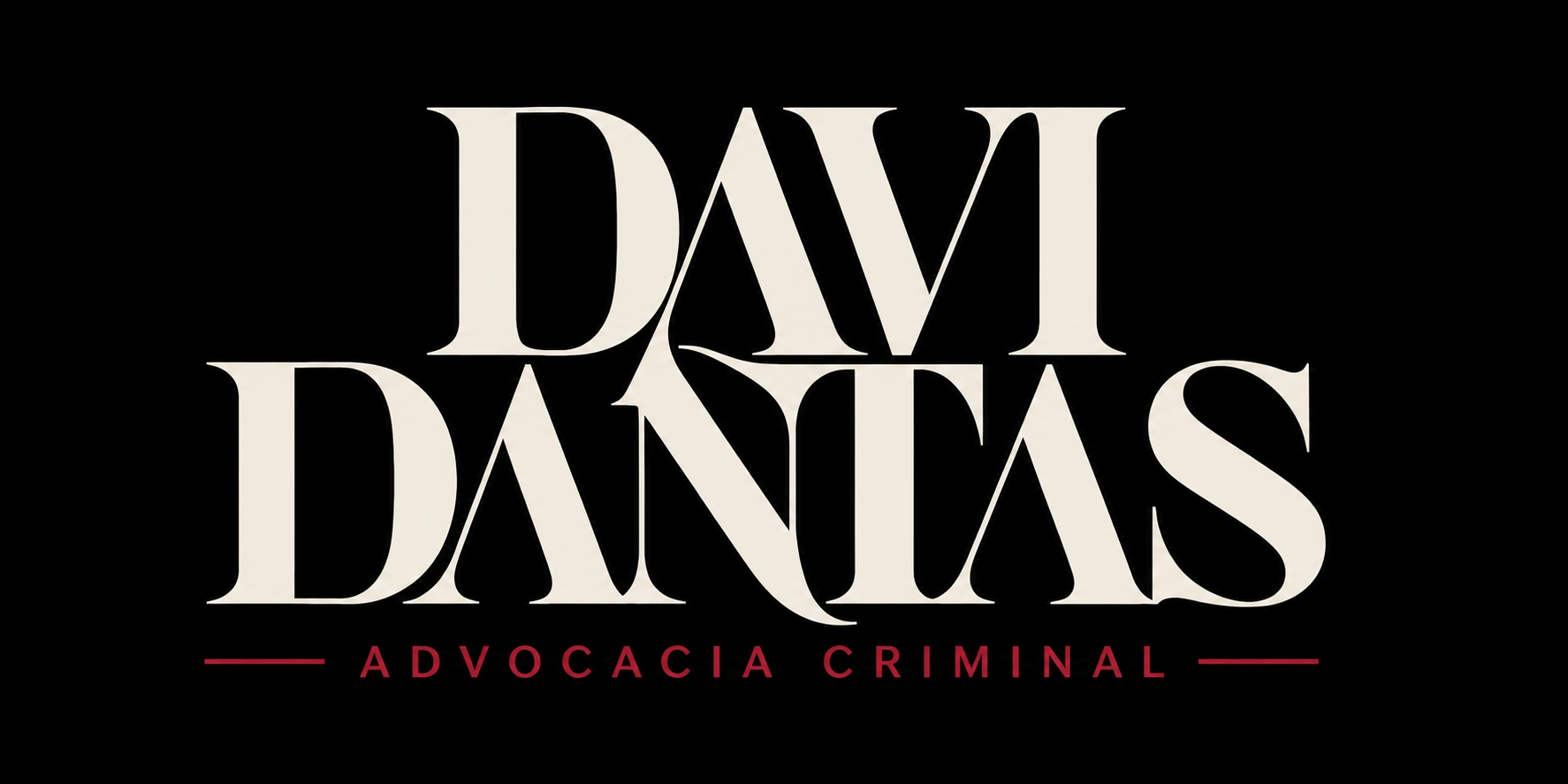 Davi Dantas — Advocacia Criminal, identidade visual v2