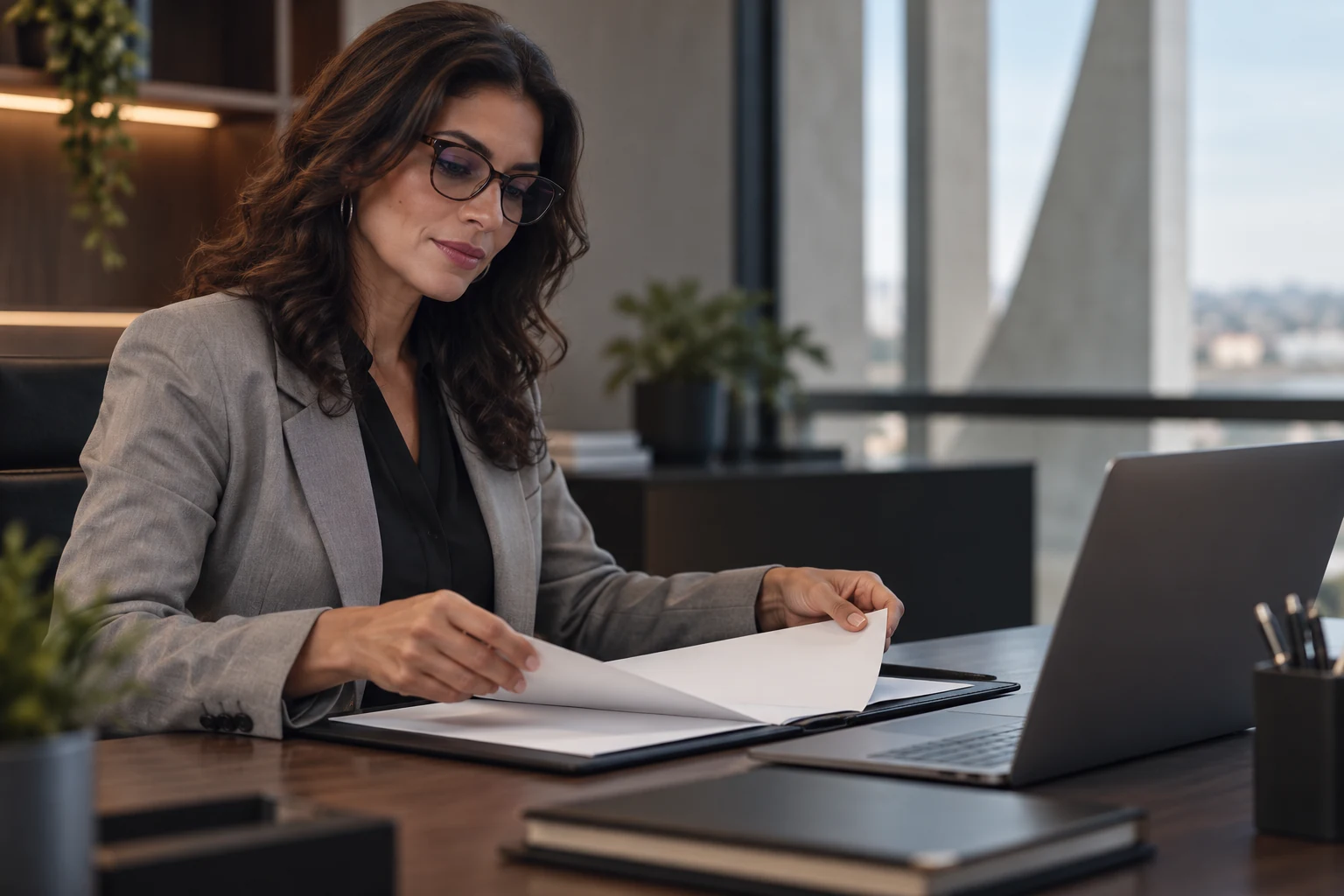 Análise de documentos e informações em ambiente de trabalho